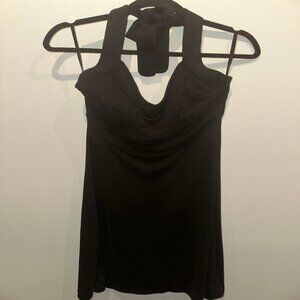 Banana Republic Black Halter Dress